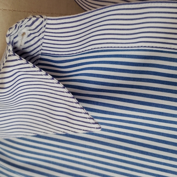 CHICO'S striped formal blouse 👚 - Picture 4 of 10
